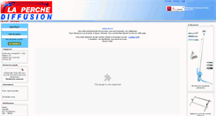 Desktop Screenshot of laperchediffusion.com